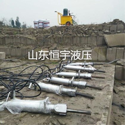 矿山开采劈裂机 液压岩石劈裂机在岩石开采中的应用与价格分析